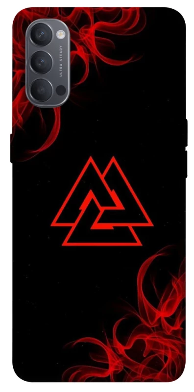 Чехол на Oppo Reno 4 Валькнут фото 1 из 1