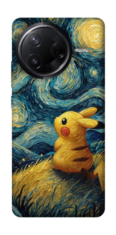 Чехол на Infinix Note 50 Pro Pikachu and Van Gogh фото 1 из 1