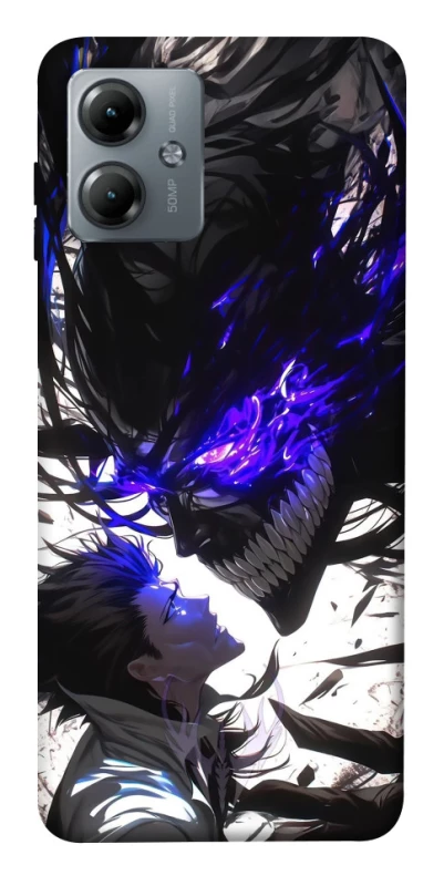 Чохол на Motorola Moto G14 Black soul anime фото 1 з 1