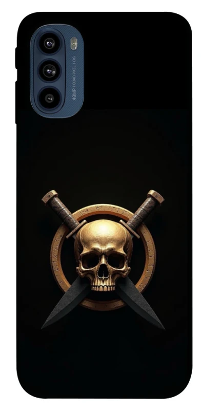 Чохол на Motorola Moto G41 Golden Skull фото 1 з 1