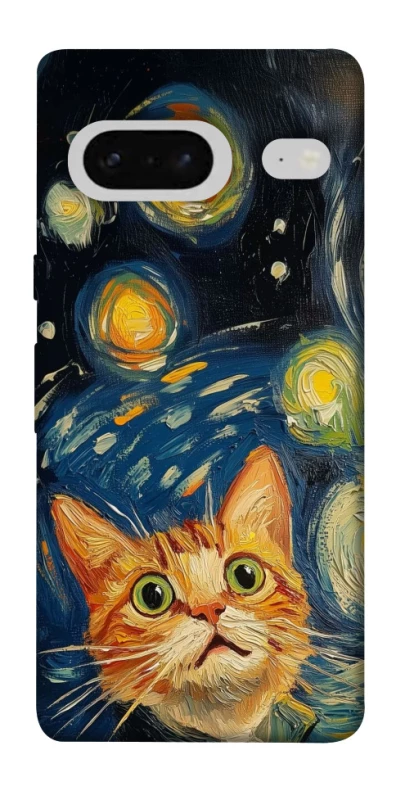 Чохол на Google Pixel 7 paint cat фото 1 з 1