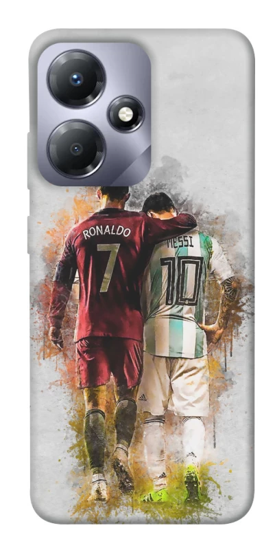 Чехол на Infinix Hot 30i Ronaldo и Messi фото 1 из 1