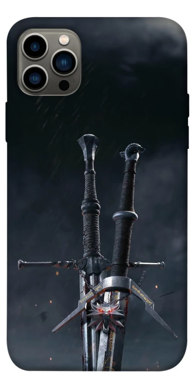 Чехол на Apple iPhone 12 Pro (6.1") Мечи Ведьмака фото 1 из 1