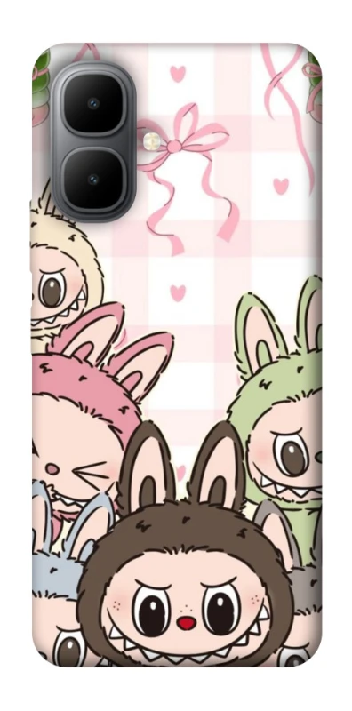 Чохол на Infinix Smart 10 All Labubu 2 фото 1 з 1