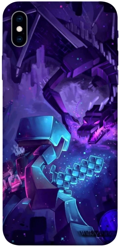 Чохол на Apple iPhone XS Max (6.5") Minecraft dragon фото 1 з 1