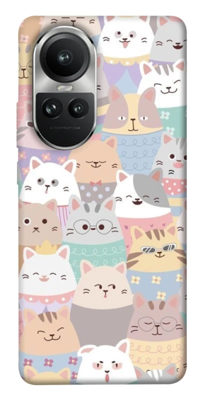 Чохол на Oppo Reno 10 Funny Kittens ver.2 фото 1 з 1