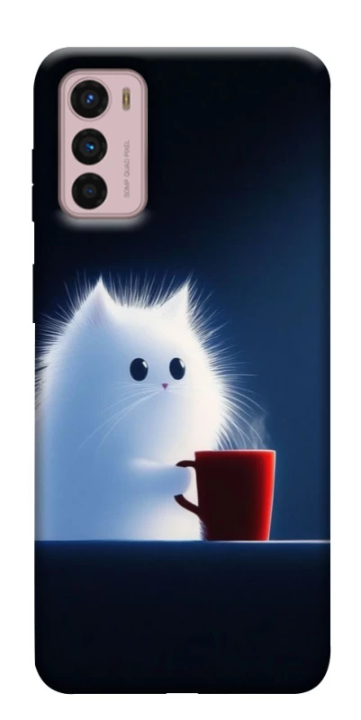 Чохол на Motorola Moto G42 Чохол кіт з кавою фото 1 з 1