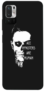 Чехол на Xiaomi Redmi Note 10 5G All Monsters are Human фото 1 из 1