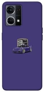 Чехол на Oppo Reno 7 4G Porsche purple фото 1 из 1