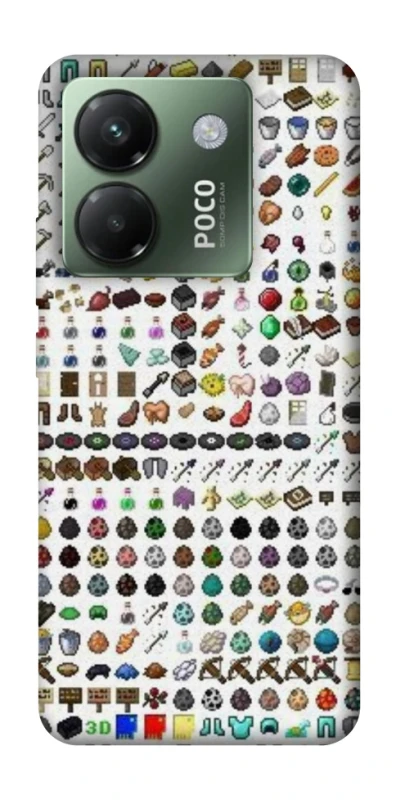 Чохол на Xiaomi Poco M7 pro 5G Minecraft v2 фото 1 з 1