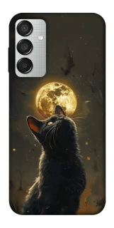 Чехол на Samsung Galaxy M15 5G Кот под луной v2 фото 1 из 1