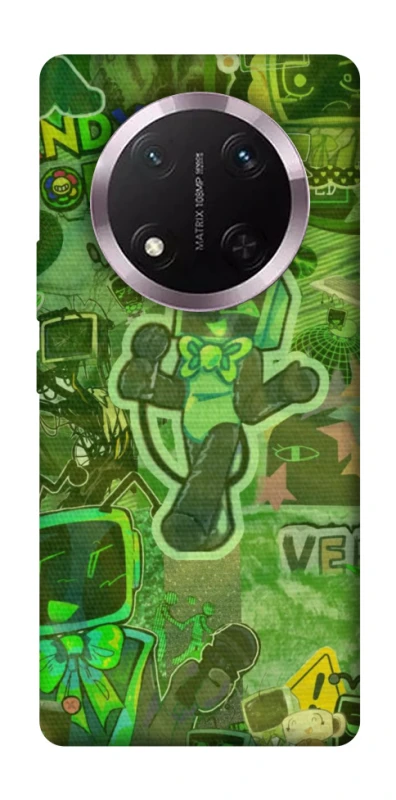 Чохол на Honor X9c Dandysworld tv green theme фото 1 з 1