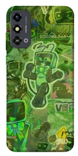 Чохол на ZTE Blade A53 Dandysworld tv green theme фото 1 з 1