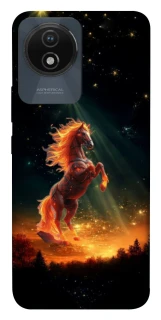 Чехол на Vivo Y02 Red Fire Horse ver.2 фото 1 из 1