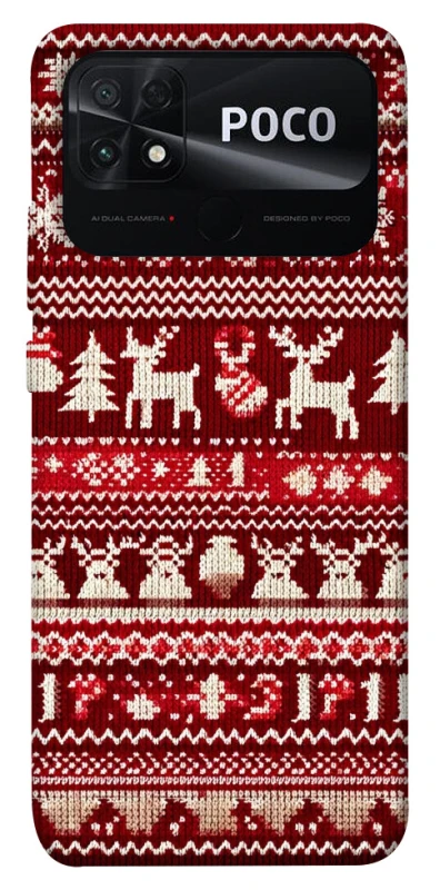 Чохол на Xiaomi Poco C40 Christmas jumper ver.2 фото 1 з 1