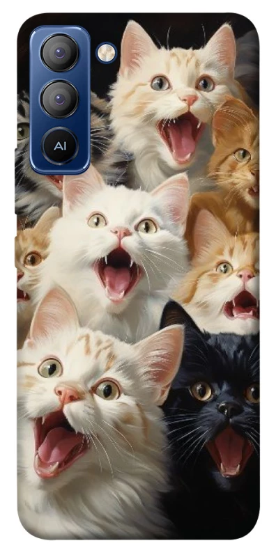 Чохол на TECNO Pop 5 LTE Коти фото 1 з 1