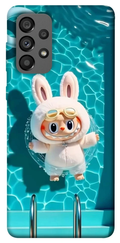 Чохол на Samsung Galaxy A73 5G Labubu in the pool ver.2 фото 1 з 1