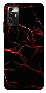 Чехол на ZTE Blade A72 Красная молния фото 1 из 1