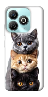 Чохол на ZTE Blade A75 4G Гарні котики фото 1 з 1