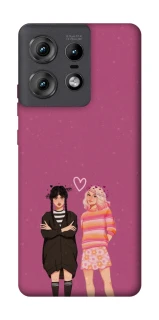 Чохол на Motorola Edge 50 Pro Raven & Rainbow Wednesday фото 1 з 1