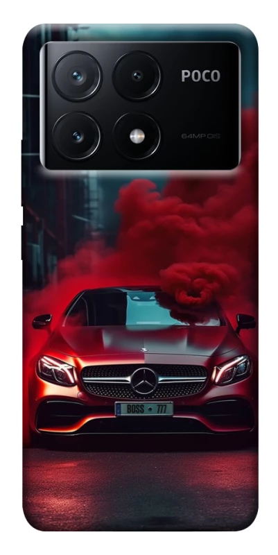 Чехол на Xiaomi Poco X6 Mercedes in smoke фото 1 из 1