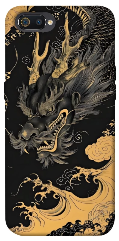 Чехол на Realme C2 gold dragon фото 1 из 1