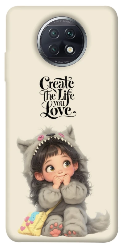 Чохол на Xiaomi Redmi Note 9 5G / Note 9T Create the life you love фото 1 з 1