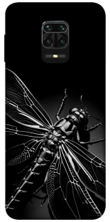 Чохол на Xiaomi Redmi Note 9s / Note 9 Pro / Note 9 Pro Max Black dragonfly фото 1 з 1