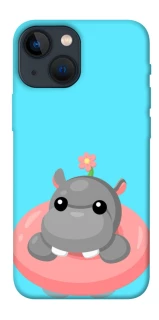 Чехол на Apple iPhone 13 mini (5.4") Adopt Me Hippo Floatie фото 1 из 1