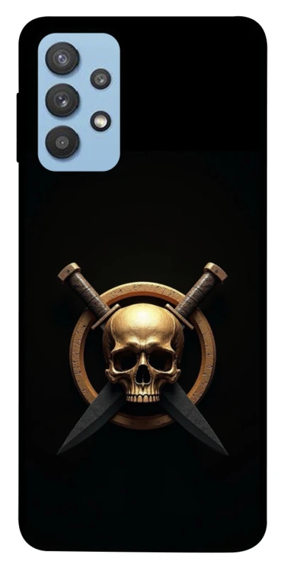 Чохол на Samsung Galaxy M32 Golden Skull фото 1 з 1