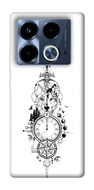 Чехол на Infinix Note 40 4G Tattoo ver.8 фото 1 из 1
