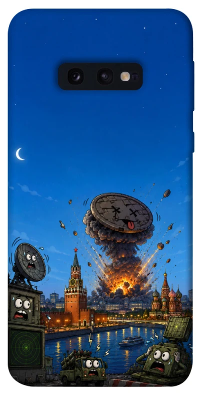 Чехол на Samsung Galaxy S10e Moscow never sleeps ver.8 фото 1 из 1