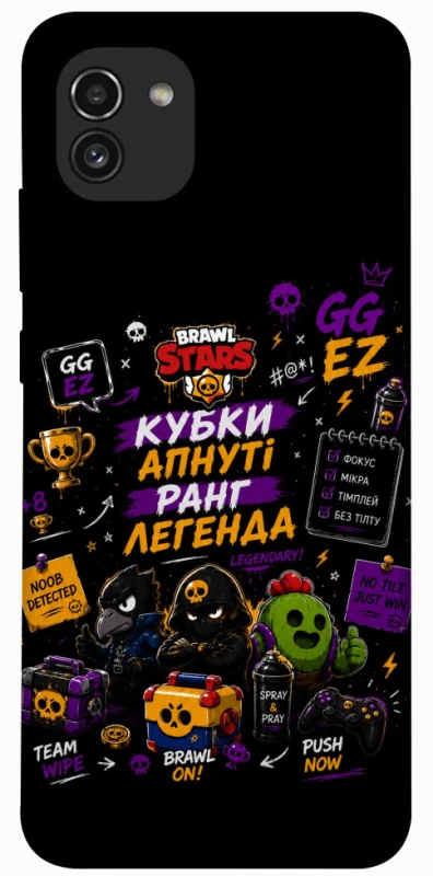 Чохол на Samsung Galaxy A03 Brawl Stars collage фото 1 з 1