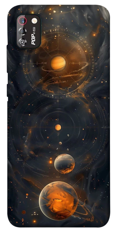 Чехол на TECNO POP 4 Pro Солнечная система фото 1 из 1