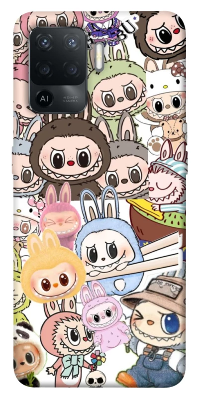 Чохол на Oppo Reno 5 Lite All Labubus фото 1 з 1