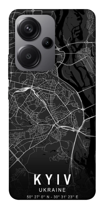 Чехол на Xiaomi Redmi Note 13 Pro+ Kyiv map фото 1 из 1