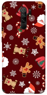 Чехол на Xiaomi Redmi 9 Новогодний v6 фото 1 из 1