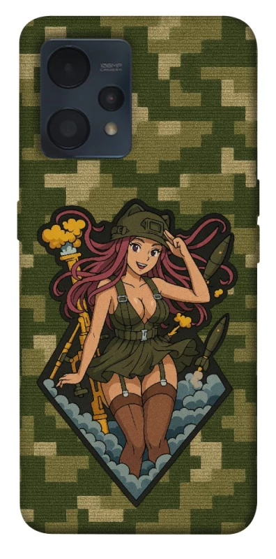 Чохол на Realme 9 4G / 9 Pro+ Military Waifu фото 1 з 1