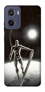 Чохол на Motorola Moto G05 Срібний серфер фото 1 з 1