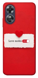 Чохол на Oppo A17 Love Mode ON фото 1 з 1
