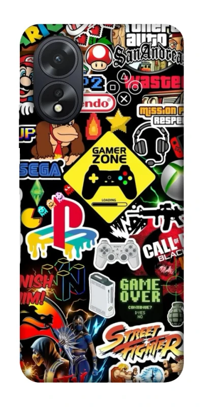 Чехол на Oppo A18 Gamer Zone фото 1 из 1