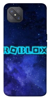 Чохол на Oppo A92s Roblox Space Logo Blue фото 1 з 1
