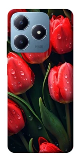 Чохол на Realme C63 Червоні тюльпани фото 1 Чохол на Realme C63 Червоні тюльпани фото 1 з 1