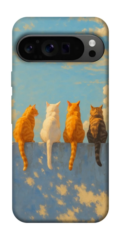 Чохол на Google Pixel 9 Pro cats on wall фото 1 з 1