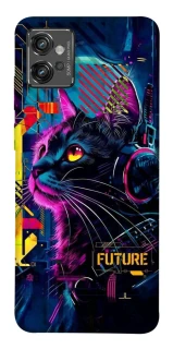 Чехол на Motorola Moto G32 Cyber Cat v2 фото 1 из 1