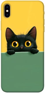 Чехол на Apple iPhone XS Max (6.5") Black cat v2 фото 1 из 1