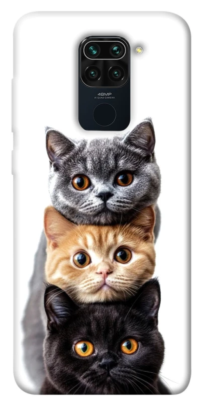 Чохол на Xiaomi Redmi Note 9 / Redmi 10X Гарні котики фото 1 з 1