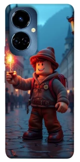 Чохол на TECNO Camon 19 Pro Roblox Fire Logo Blue Flames фото 1 з 1