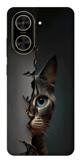 Чехол на Xiaomi Poco C71 Кот-подглядыватель v2 фото 1 из 1
