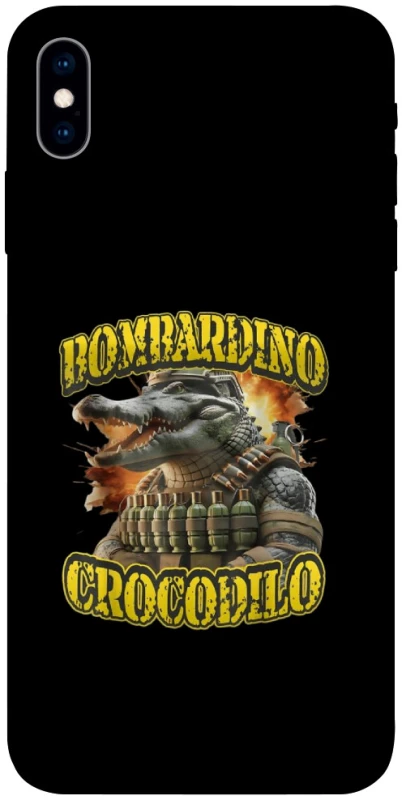 Чехол на Apple iPhone X (5.8") Bombardino Crocodilo фото 1 из 1